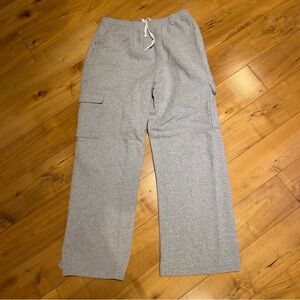 Brandy Melville Gray Cargo SweatPants
